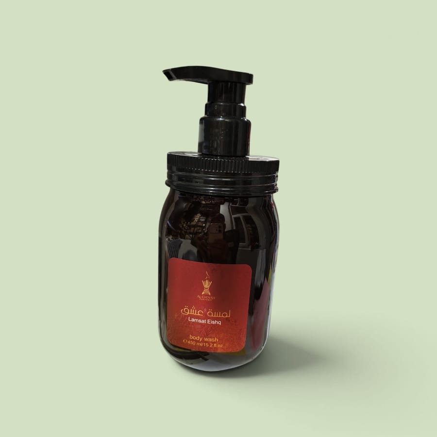 Aldanah perfumes body wash 450 ml - غسول جسم من الدانة # لمسة عشق