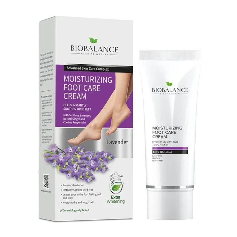 Bio Balance Moisturizing Foot Care Cream - 60ml | بايو بالانس كريم مرطب للأقدام وعلاج رائحه القدم- 60 مل